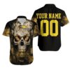 Los Angeles Chargers Skull Custom Hawaiian Shirt