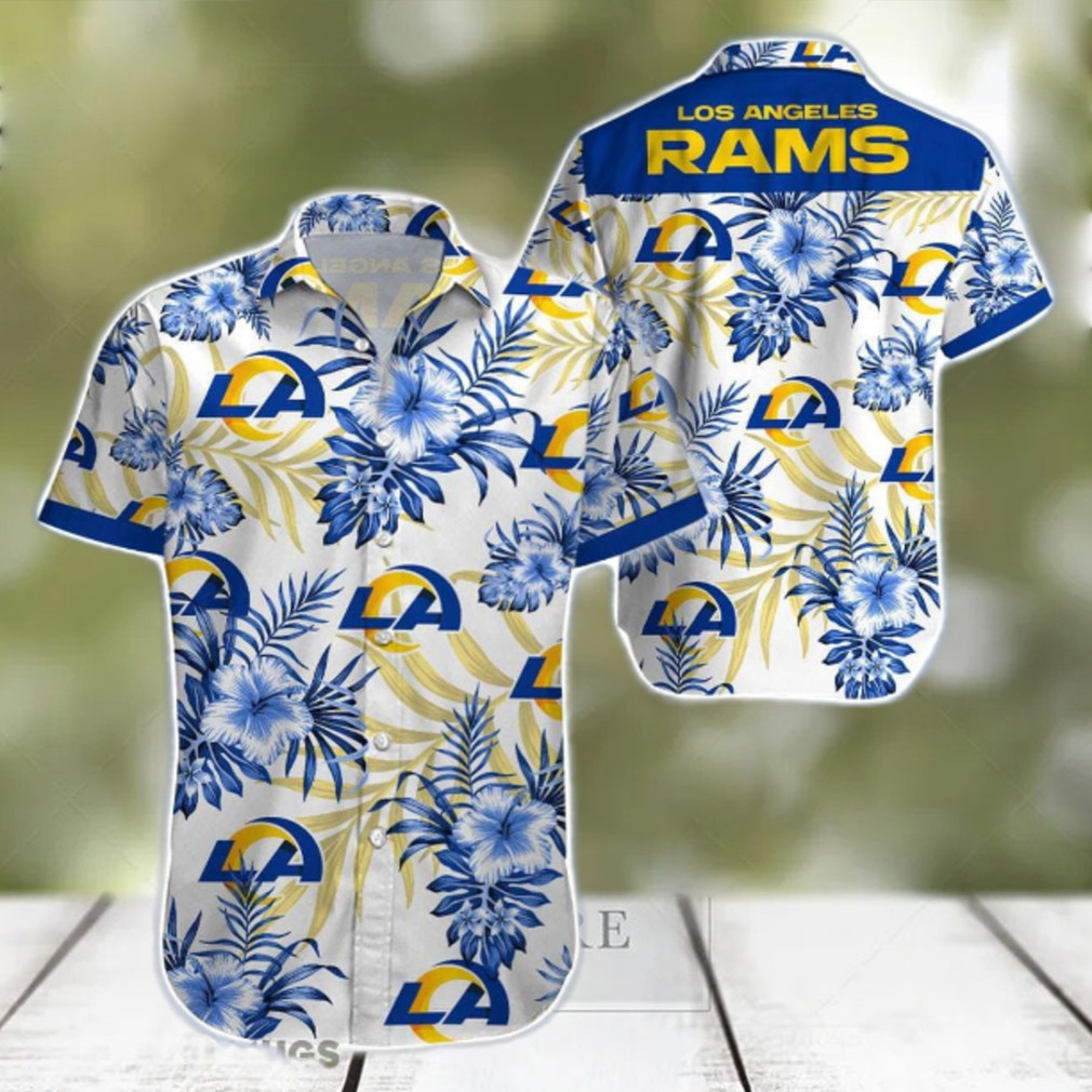 Los-Angeles-Rams-Beach-3D-Printing-Hawaiian-Shirt-1