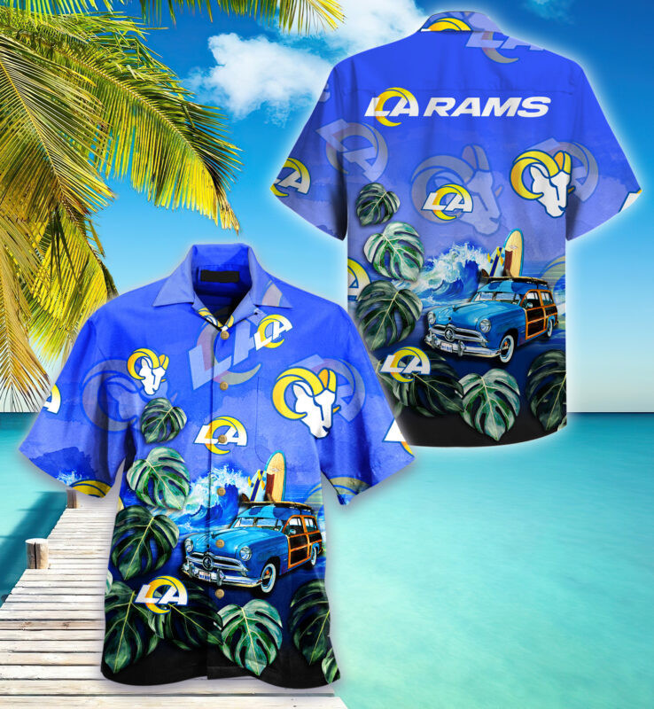 Los Angeles Rams Super Bowl LVI Champions Hawaiian Shirt Los Angeles Rams Super Bowl LVI Champions Hawaiian Shirt