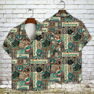 Miami Dolphins 2023 AOP Hawaiian Shirt V17