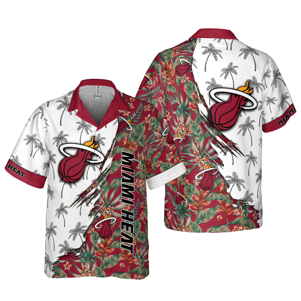 Miami Heat Hawaiian Shirt V20 Miami Heat Hawaiian Shirt V20