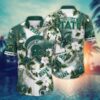 Michigan State Spartans Tropical Floral Hawaiian Shirt