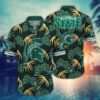 Michigan State Spartans Tropical Forest Leaf Hawaiian Shirt