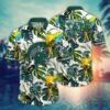 Michigan State Spartans Tropical Parrot Hawaiian Shirt