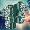 Michigan State Spartans White Aloha Floral Hawaiian Shirt