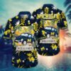 Michigan Wolverines Summer Car Beach Hawaiian Shirt
