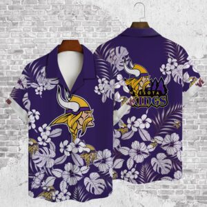 Minnesota Vikings 2023 AOP Hawaiian Shirt V31