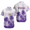 Minnesota Vikings Coconut Trees NFL Hawaiian Shirt V3