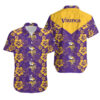 Minnesota Vikings Hibiscus Flowers NFL Hawaiian Shirt