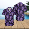 Minnesota Vikings Skull And Flower Funny Hawaiian Shirt