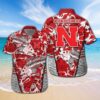 Nebraska Cornhuskers Fishbone Design Hawaiian Shirt
