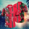 Nebraska Cornhuskers Tropical Floral Aloha Hawaiian Shirt