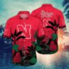 Nebraska Cornhuskers Tropical Leaf Hawaiian Shirt