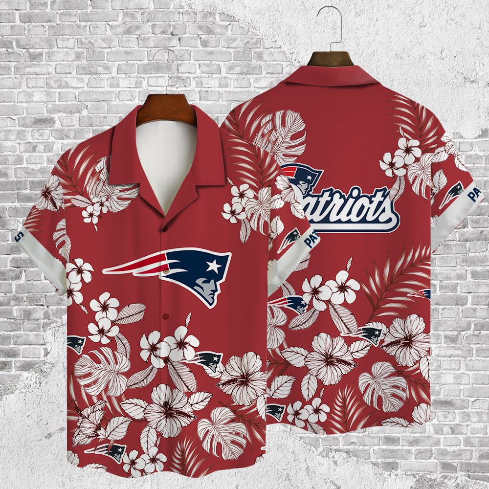 New England Patriots 2023 AOP Hawaiian Shirt V32 New England Patriots 2023 AOP Hawaiian Shirt V32