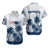 New England Patriots Coconut Trees Hawaiian Shirt V1