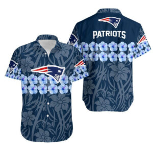 New England Patriots Coconut Trees Hawaiian Shirt V3