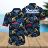 New England Patriots NFL Flower Vintage Hawaiian Shirt