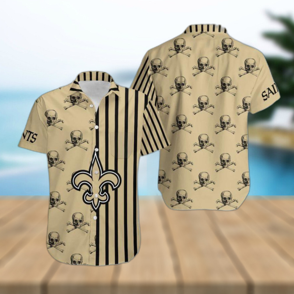 New-Orleans-Saints-Stripes-And-Skull-Danger-Hawaiian-Shirt-1