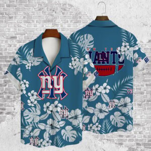 New York Giants 2023 AOP Hawaiian Shirt V34