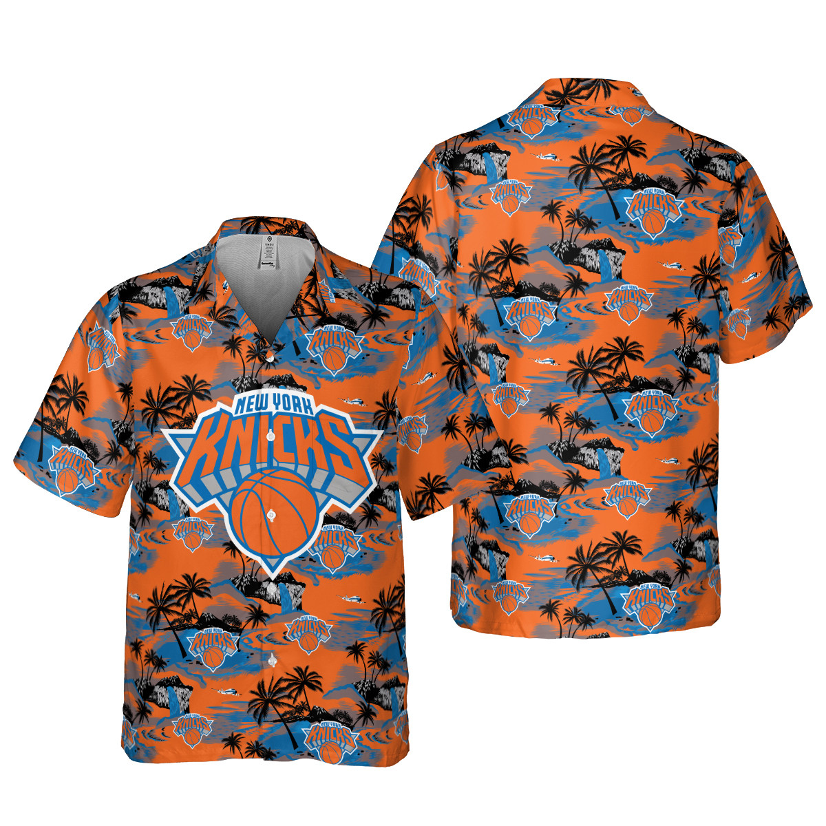 New York Knicks Hawaiian Shirt SH2 New York Knicks Hawaiian Shirt SH2