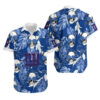 News Yorks Giants Coconut Leaves And Skulls Hawaiian Shirt