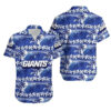 News Yorks Giants Coconut Tree And Waves Hawaiian Shirt