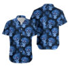 News Yorks Giants Mystery Skull And Flower Hawaiian Shirt