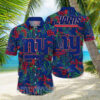 News Yorks Giants NFL Flower Full Printing Hawaiian Shirt