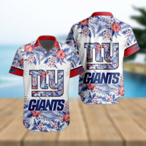 News Yorks Giants Special Floral Tropical Team Hawaiian Shirt