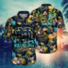 Notre Dame Fighting Irish Black Palm Pineapple Hawaiian Shirt