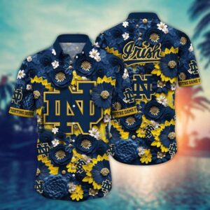 Notre Dame Fighting Irish Blossom Hawaiian Shirt