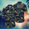 Notre Dame Fighting Irish Dark Tropical Leaf Hawaiian Shirt