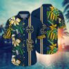 Notre Dame Fighting Irish Tropical Floral Hawaiian Shirt