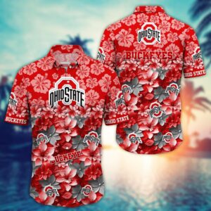 Ohio State Buckeyes Blossom Hawaiian Shirt