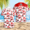 Ohio State Buckeyes Tropical Coconut Island Hawaiian Shirt