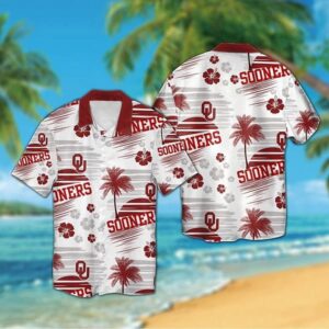 Oklahoma Sooners Coconut Island Hawaiian Shirt