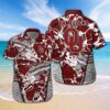 Oklahoma Sooners Fishbone Design Hawaiian Shirt