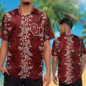 Oklahoma Sooners Mini Blossom Hawaiian Shirt