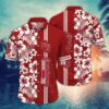 Oklahoma Sooners White Blossom Hawaiian Shirt