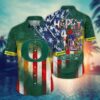 Oregon Ducks 4th Of July America Flag Pattern Hawaiian Shirt
