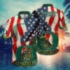 Oregon Ducks America Flag Pattern 4th Of July Hawaiian Shirt