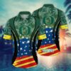 Oregon Ducks US Flag Independence Day Hawaiian Shirt