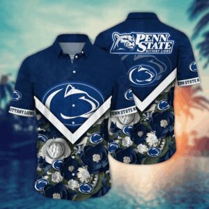 Penn State Nittany Lions Blossom Hawaiian Shirt