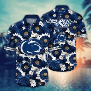 Penn State Nittany Lions Tropical Botanical Hawaiian Shirt