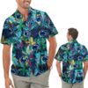 Penn State Nittany Lions Tropical Leaf Design Hawaiian Shirt