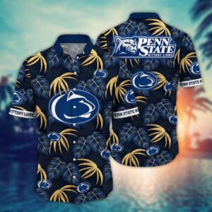 Penn State Nittany Lions Tropical Leaf Hawaiian Shirt