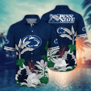 Penn State Nittany Lions Tropical Leaf New Design Hawaiian Shirt