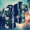Penn State Nittany Lions White Floral Hawaiian Shirt