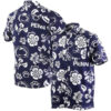 Penn State Nittany Lions White Floral Summer Hawaiian Shirt