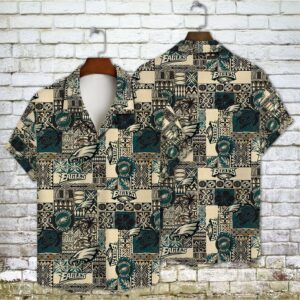 Philadelphia Eagles 2023 AOP Hawaiian Shirt V16